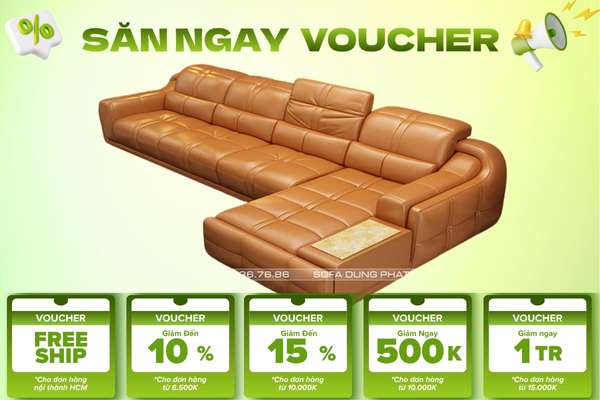 Sofa Da Cao Cấp Chất Lượng Giá Tốt DP-CC06