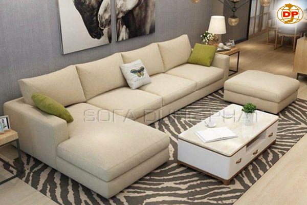 Ghế sofa góc bọc vải màu sắc đẹp