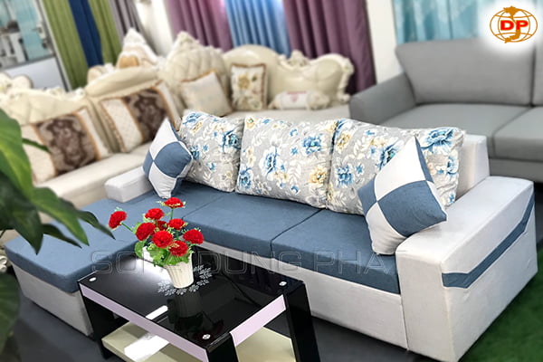 Ghế sofa góc vải đẹp cho không gian