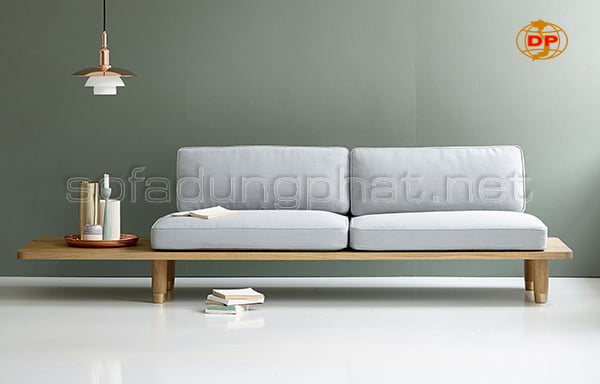 Ghế sofa băng bằng gỗ