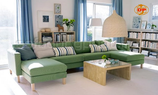 sản phẩm sofa băng giá thành rẻ màu xanh