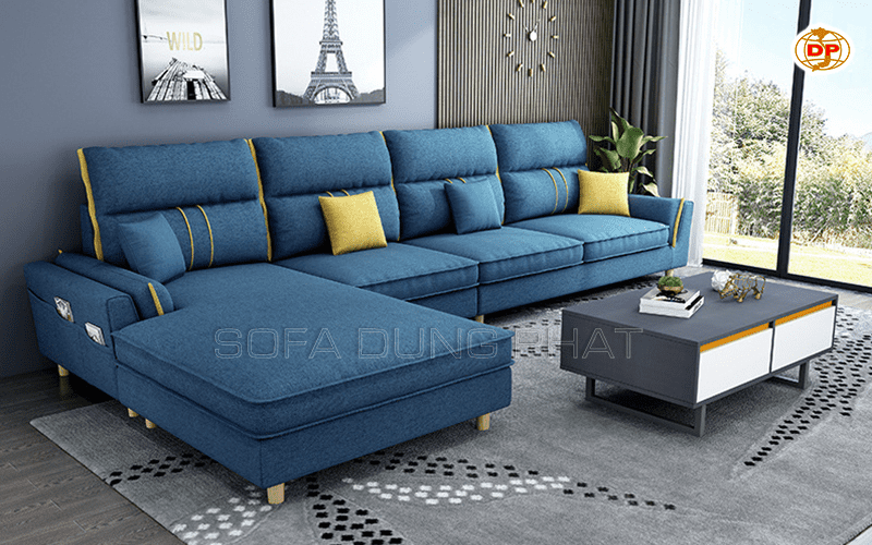 Sofa Vải Bố Cao Cấp Cho Phòng Khách Đẹp Nhẹ Nhàng DP-V11