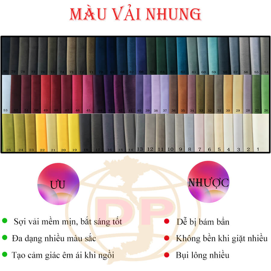 Chất Liệu Vải Nhung