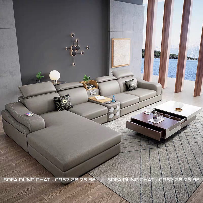 kích thước sofa phòng khách kiểu sofa góc chữ L