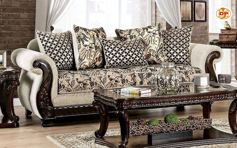 sofa cổ điển Bình Thạnh luôn sử dụng chất liệu cao cấp