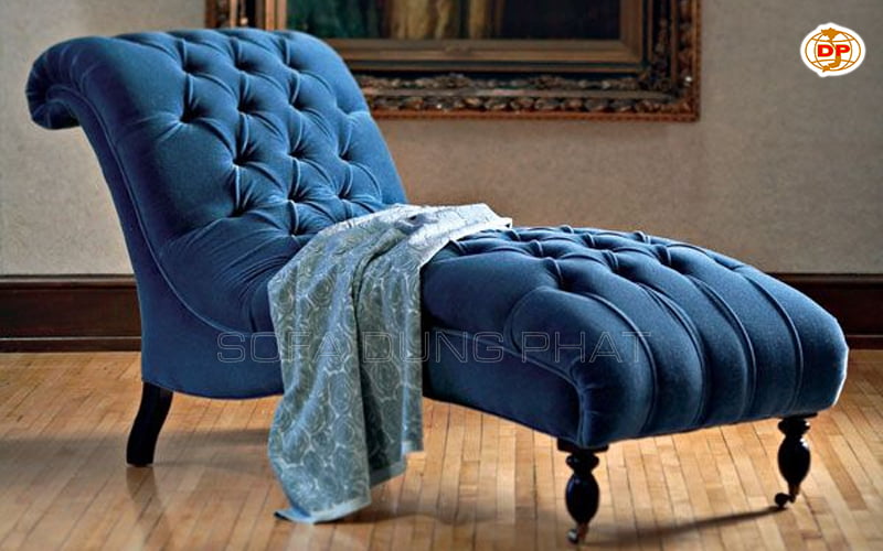 sofa thư giãn Quận 1 bọc nhung có bề mặt êm ái