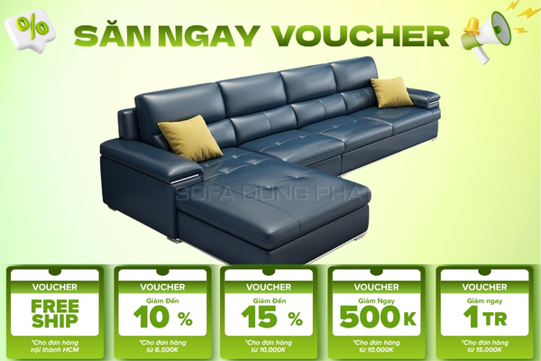 Sofa Cao Cấp Thiết Kế Dạng Góc Bọc Da Êm Ái DP-CC23