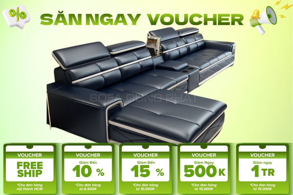 Sofa Cao Cấp Da Êm Mịn Bóng Sáng DP-CC08