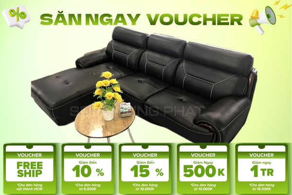 Sofa Cao Cấp Nhập Khẩu Màu Đen Sang Trọng DP-CC31