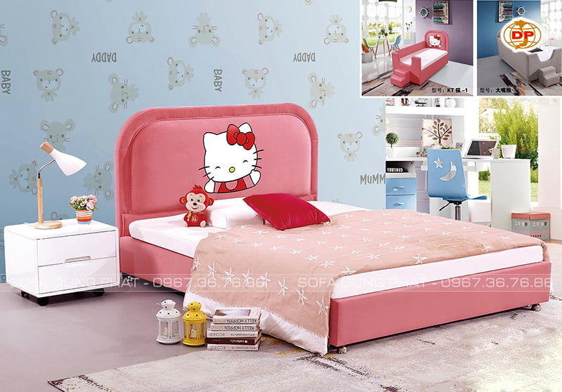 Giường Ngủ Hello Kitty Đáng Yêu Cho Bé Gái DP-GN53 giá rẻ