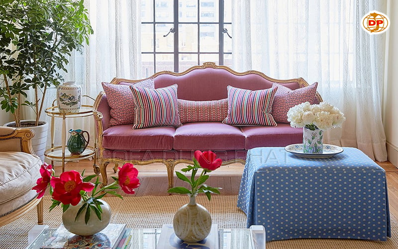 sofa vải nhung chất lượng