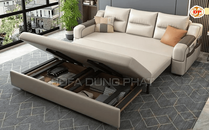 sofa bed da công nghiệp