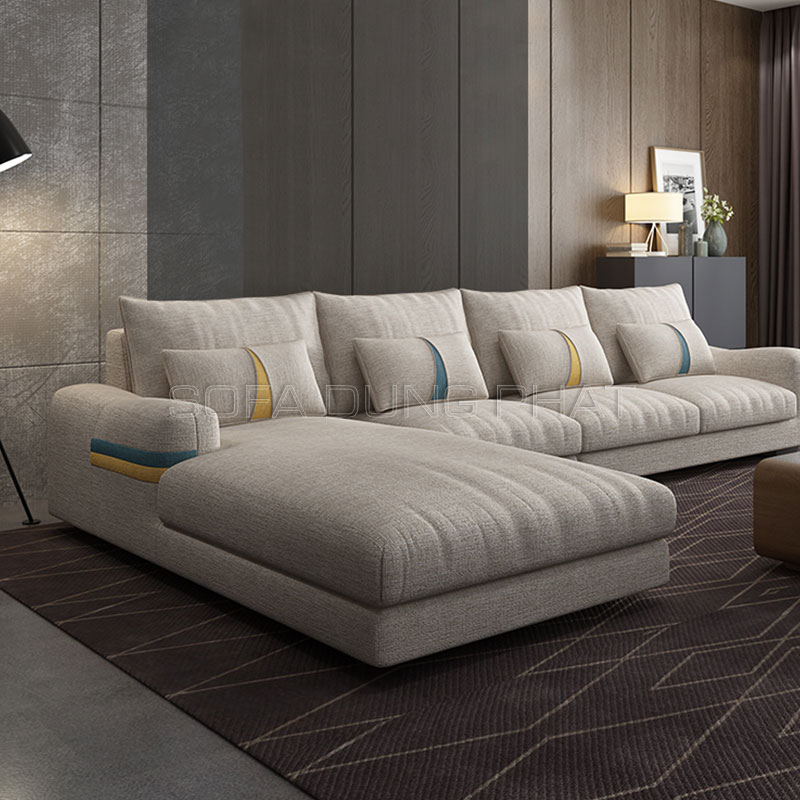 Sofa Vải Phong Cách Hiện Đại Phối Màu Trang Nhã DP-V12