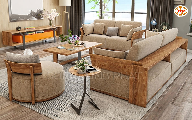 ghế sofa gỗ cao cấp hiện đại