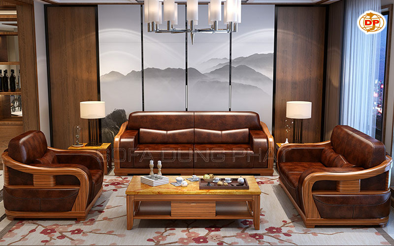 sofa gỗ chung cư giá rẻ