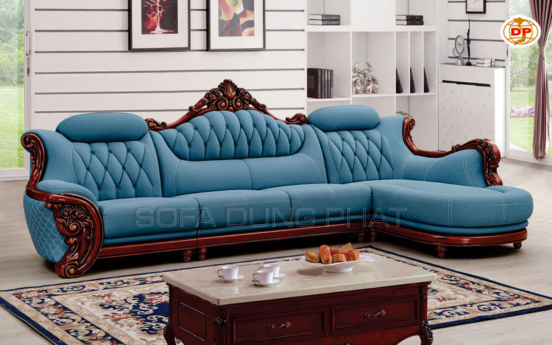 sofa góc tân cổ điển