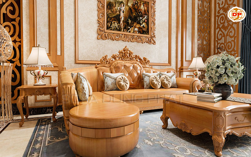 ghế sofa góc tân cổ điển
