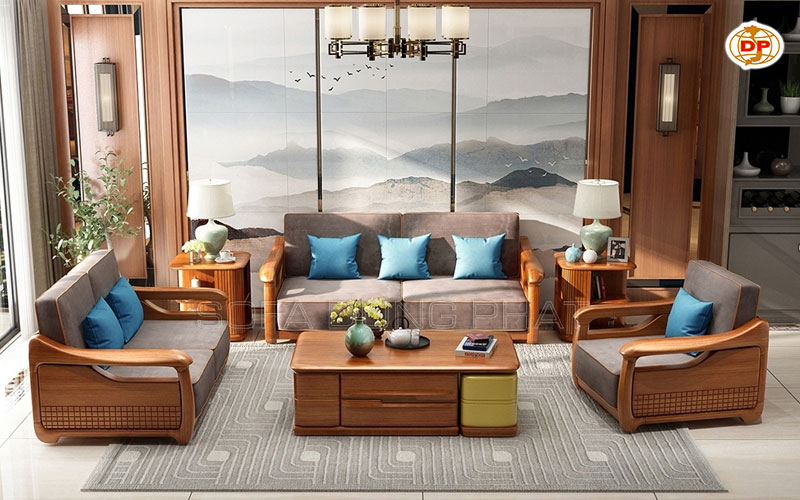 sofa gỗ cao cấp hiện đại