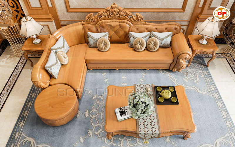 sofa gỗ cao cấp hiện đại khuyến mãi