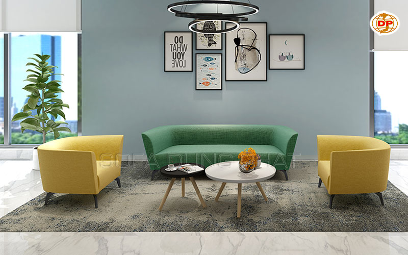 sofa nỉ văn phòng