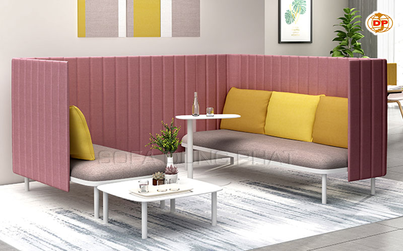sofa nỉ văn phòng thẩm mỹ