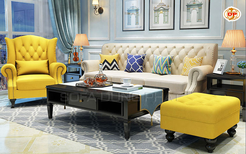 bàn ghế sofa tân cổ điển