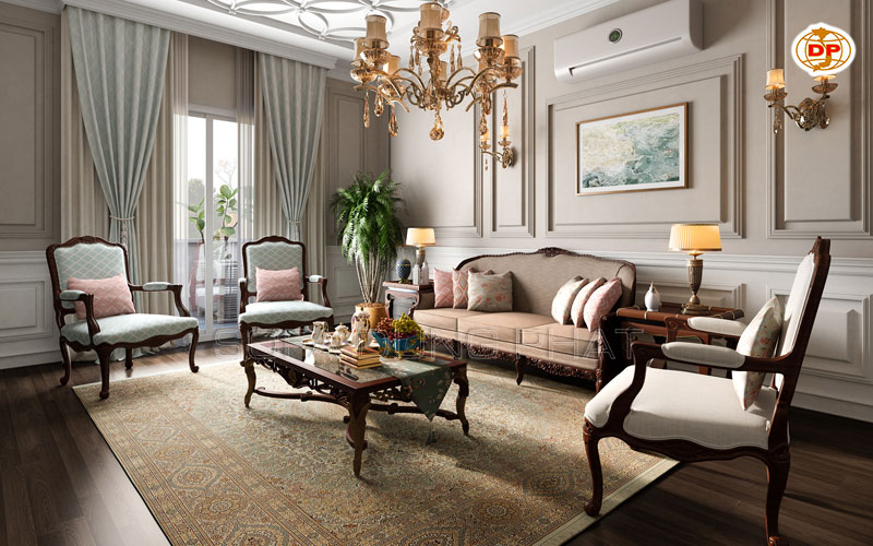 bộ ghế sofa tân cổ điển