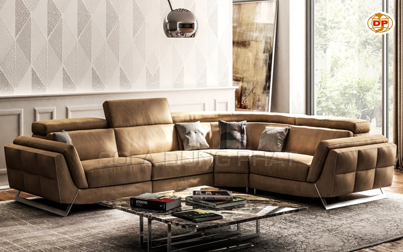 sofa da nhập khẩu Italia thẩm mỹ