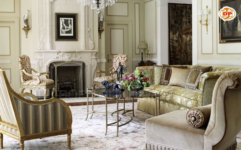 sofa đơn tân cổ điển thẩm mỹ