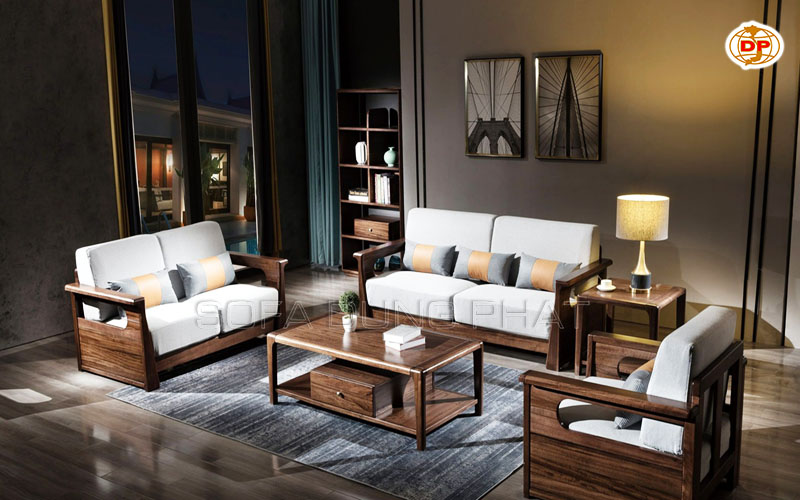 sofa gỗ cao cấp