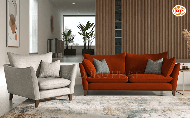 sofa vải cao cấp chính có màu sắc rất tươi tắn 