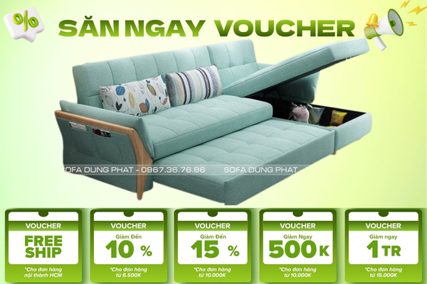 23 Ghế Sofa Giường Vải Bố DP-GK43