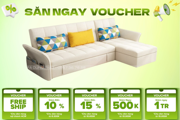 Ghế Sofa Giường Kéo Tiện Nghi DP-GK39