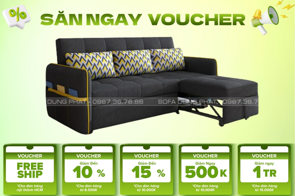 Ghế Sofa Giường Kéo Tiện Lợi DP-GK37