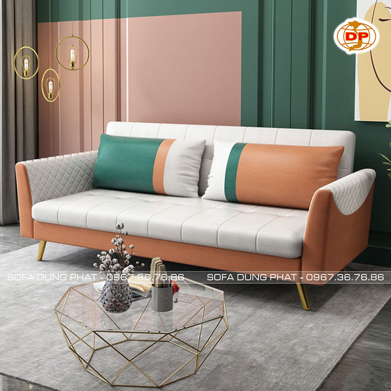 Sofa Giường Bật Bọc Da Phối Màu Tỏa Sáng DP-GB29 8