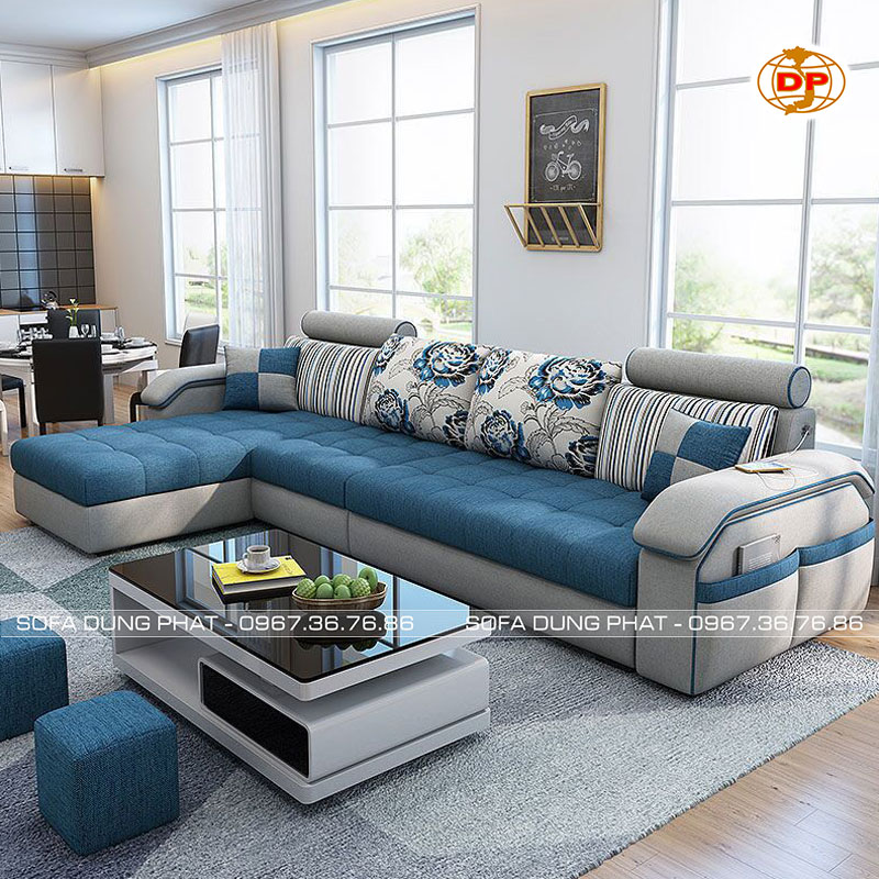 Sofa Góc Phối Màu Đẹp Cuốn Hút DP-G43  6