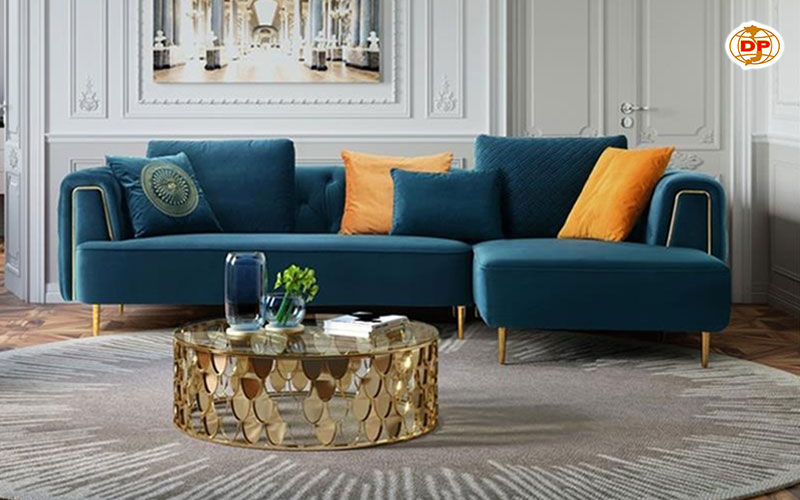 Sofa Vải Phong Cách Tân Cổ Điển Vải Nhung Tỏa Sáng DP-V14