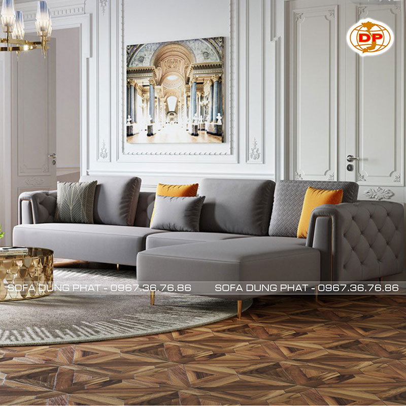 Sofa Vải Phong Cách Cổ Điển Vải Nhung Tỏa Sáng DP-V14 8