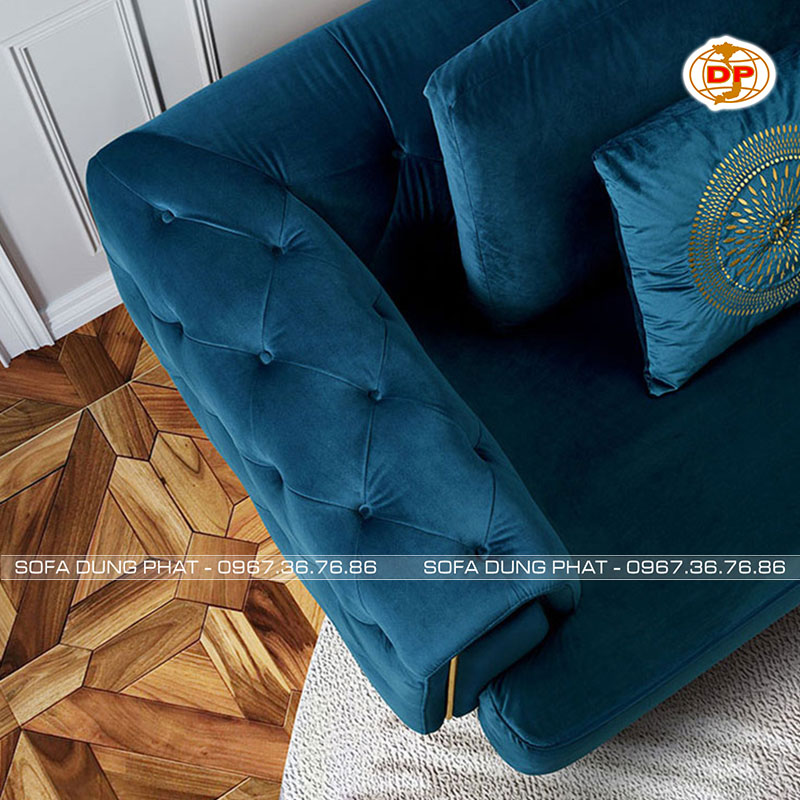 Sofa Vải Phong Cách Cổ Điển Vải Nhung Tỏa Sáng DP-V14 6