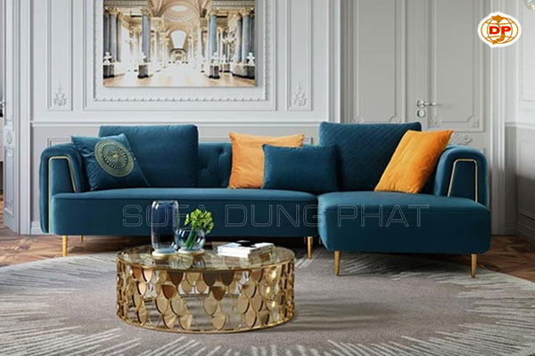 Sofa Vải Phong Cách Tân Cổ Điển Vải Nhung Tỏa Sáng DP-V14 3