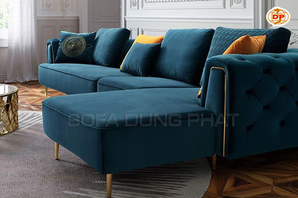 Sofa Vải Phong Cách Tân Cổ Điển Vải Nhung Tỏa Sáng DP-V14 1