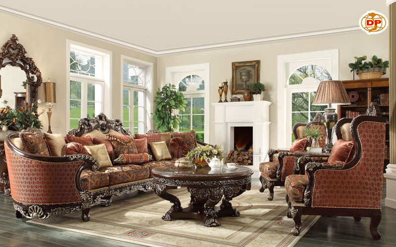 ghế sofa cổ điển thanh lý bền tốt