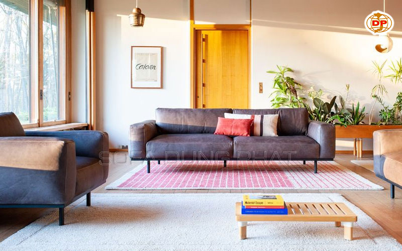 sofa da phong cách Bắc Âu bền đẹp