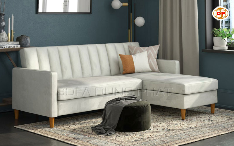 sofa góc màu trắng đẹp