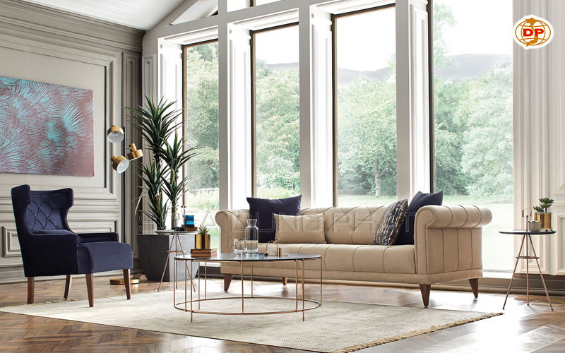 ghế sofa vải đẹp đơn giản