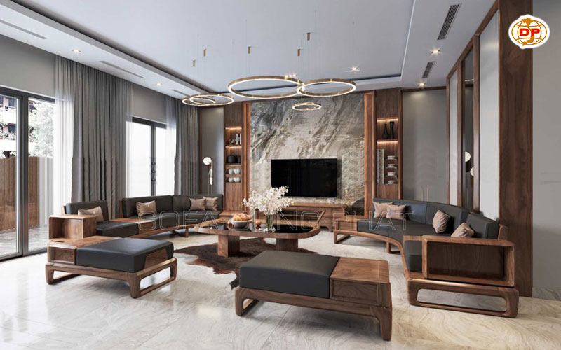 sofa gỗ cao cấp bền đẹp