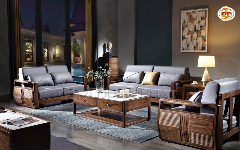 sofa gỗ cao cấp chất lượng