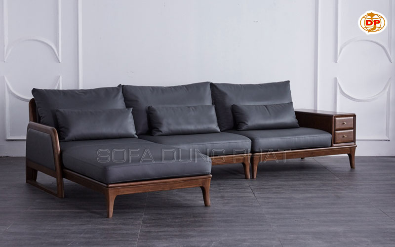 sofa góc gỗ sồi đẹp