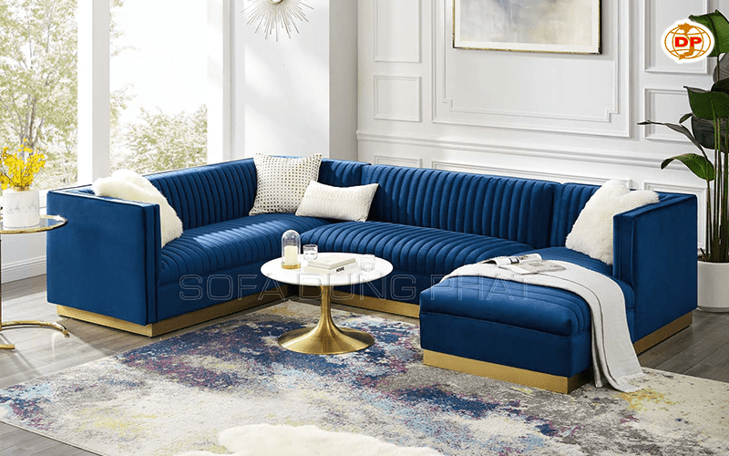 sofa cho phòng khách lớn phong cách tân cổ điển