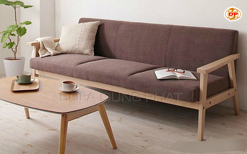 sofa gỗ cho phòng khách nhỏ